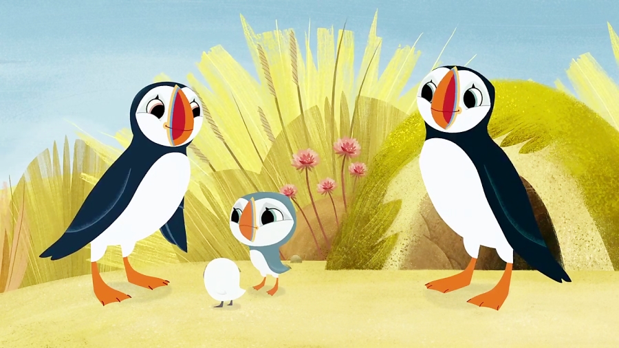 انیمیشن صخره پافین ها Puffin Rock - فصل 2 قسمت 5 ( 13 تا 15 )